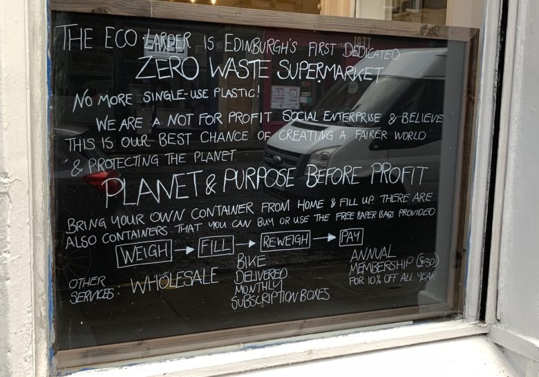 The Eco Larder Edinburgh Plastic Free Shopping